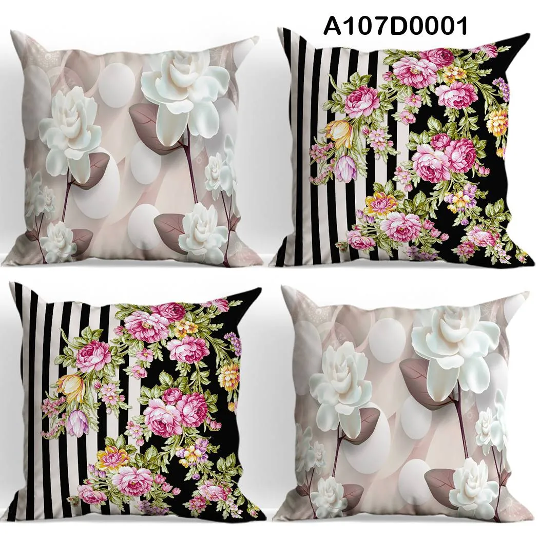 Set of Four Pillow Covers , Cushion Covers set