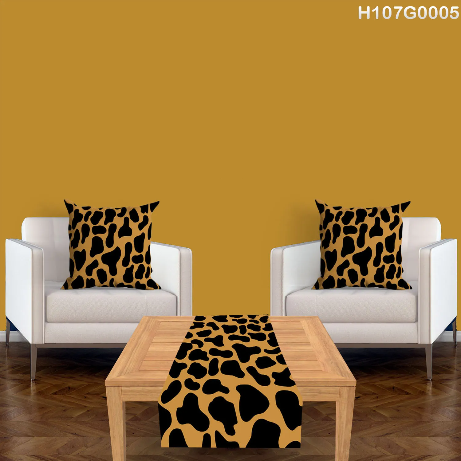 Table Runner and two Pillow Covers Set