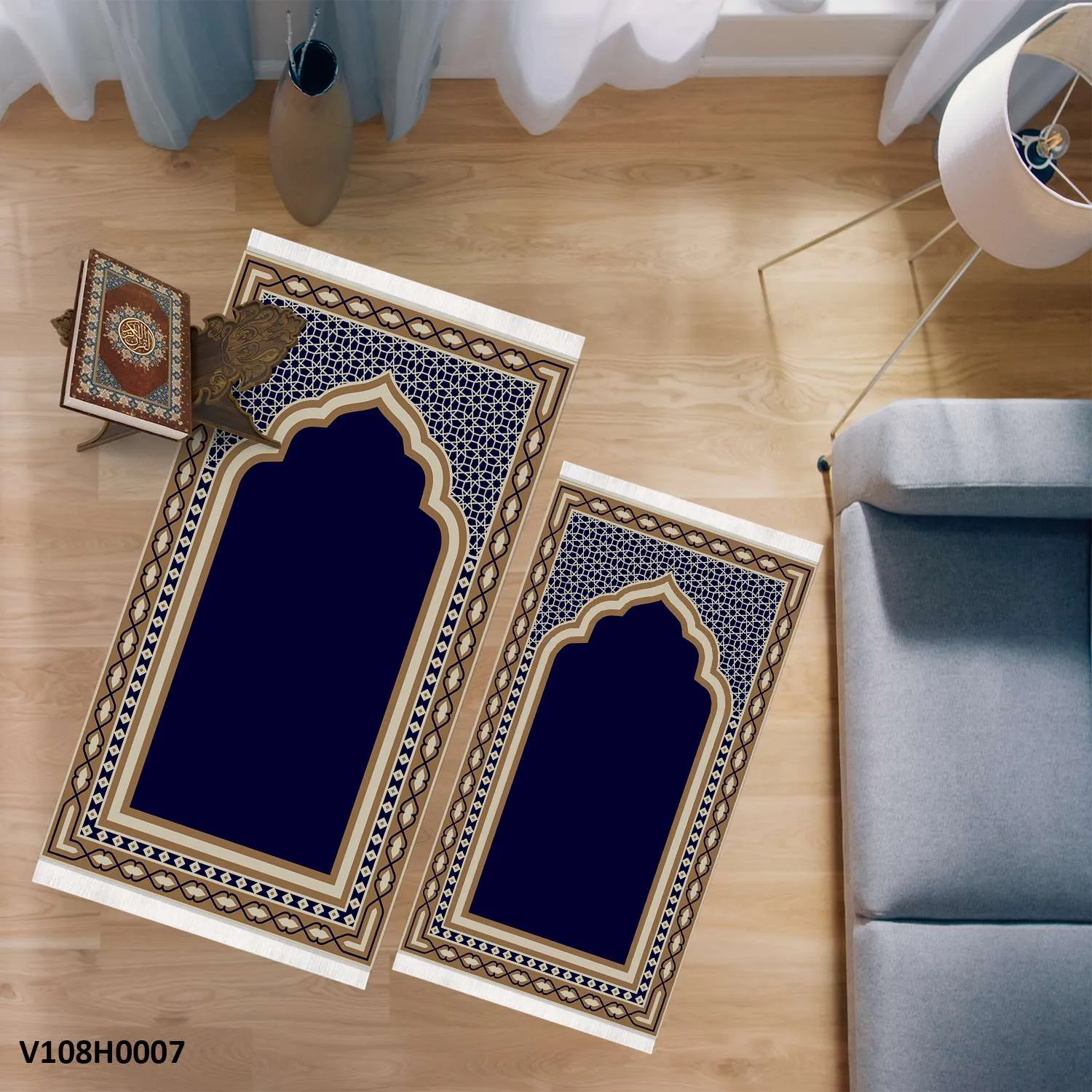 Prayer rug set for adults and children