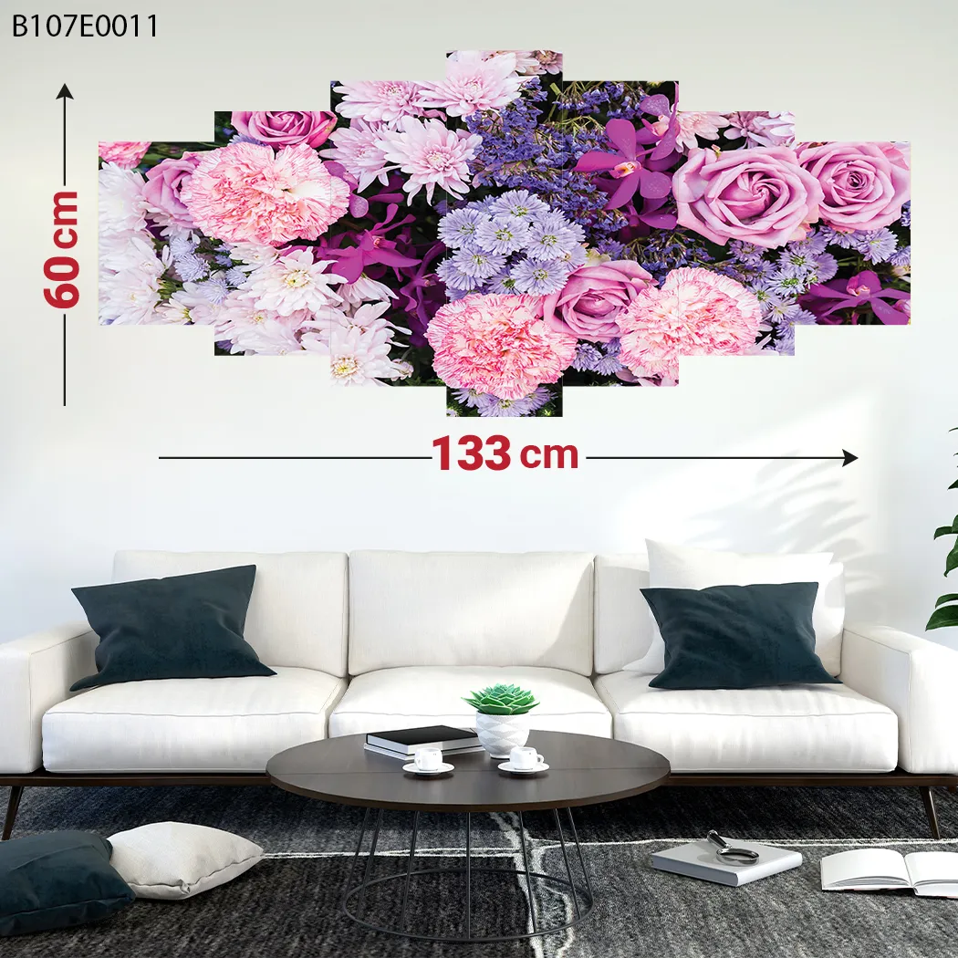 Seven-Piece Panel , Graded Painting