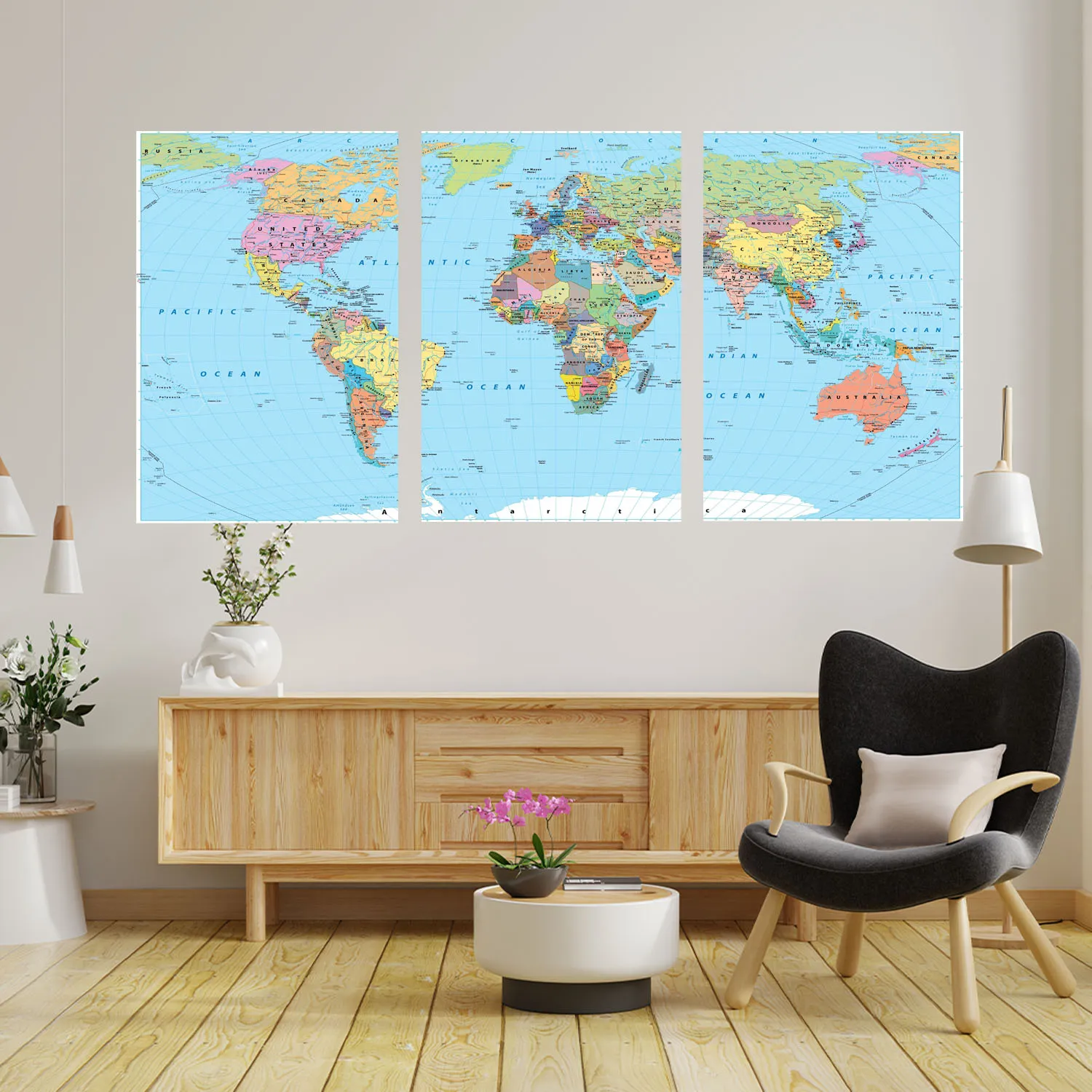 Triple Painting , 3 Pieces