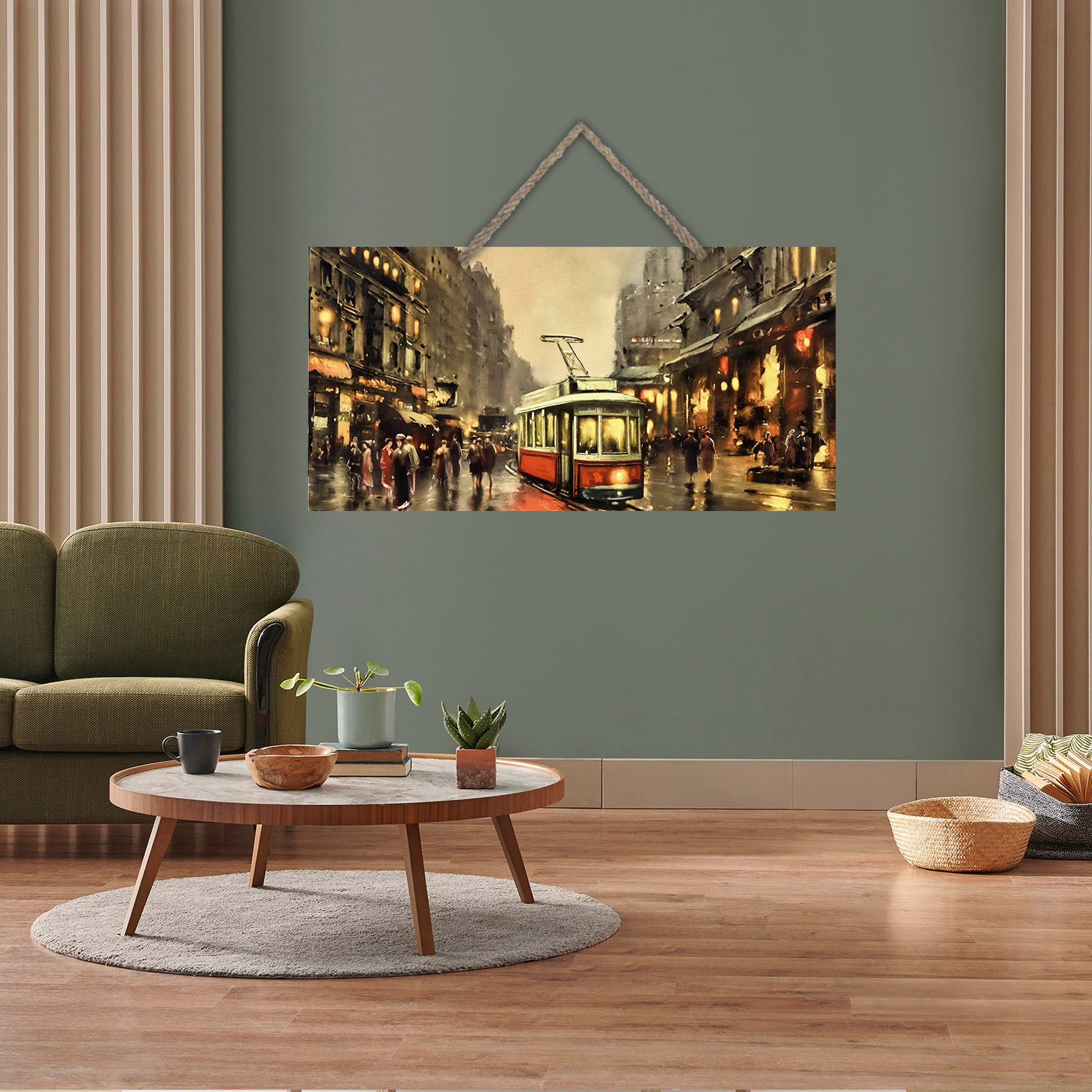 Hanging Paintings, Rope Hanging