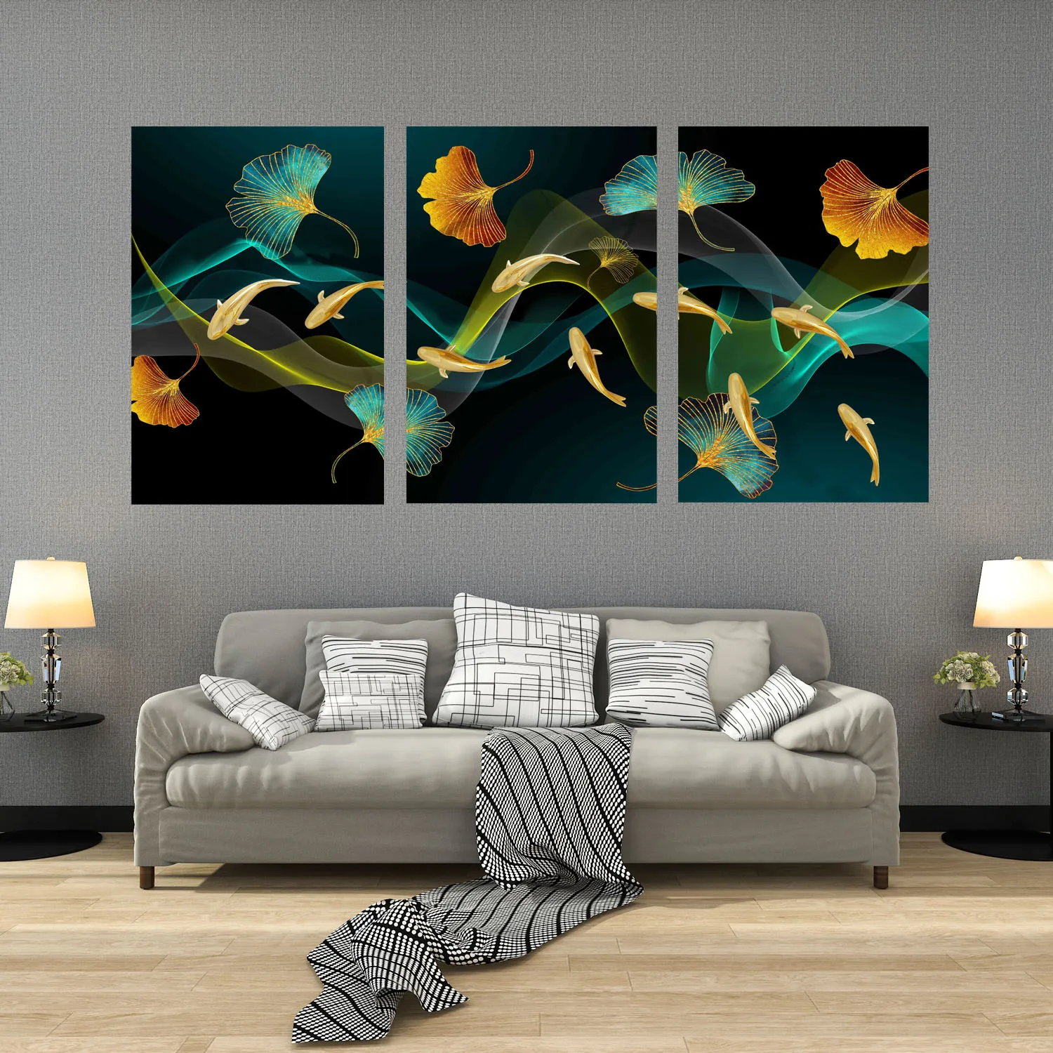 Triple Painting , 3 Pieces