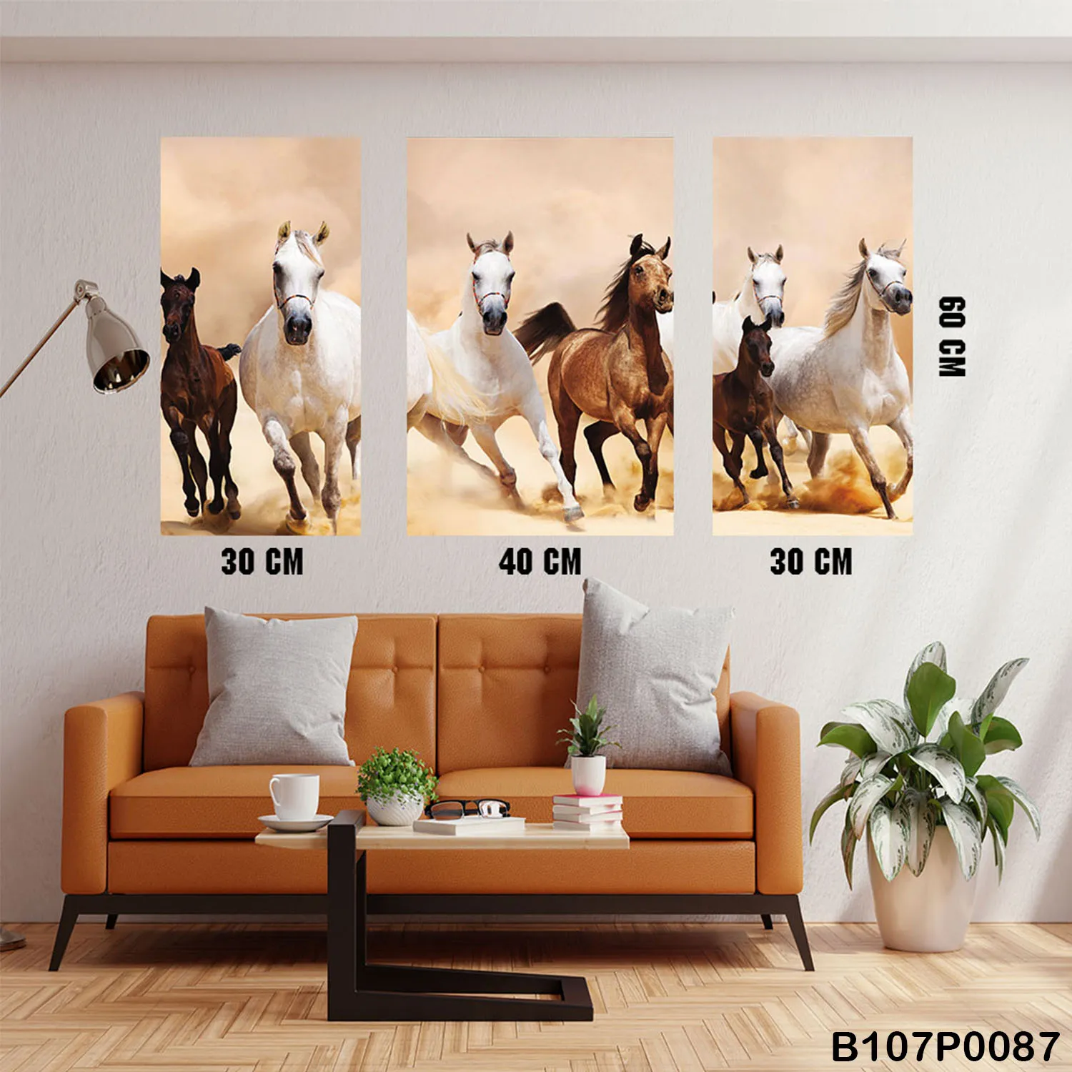 Triple Painting , 3 Pieces , Wall Decor
