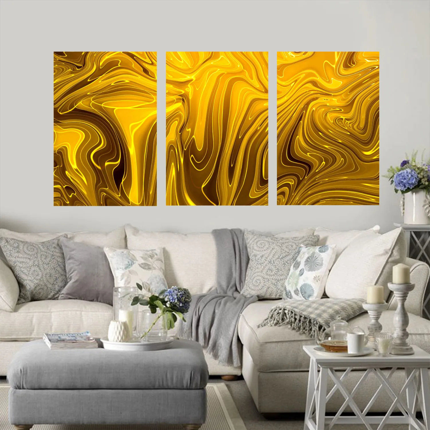 Triple Painting , 3 Pieces